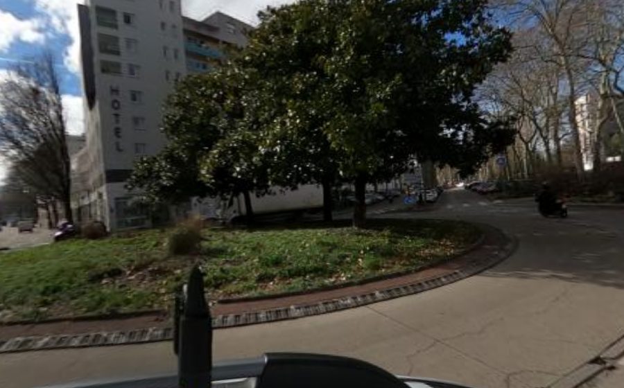 Vue du Rond-point de La Doua