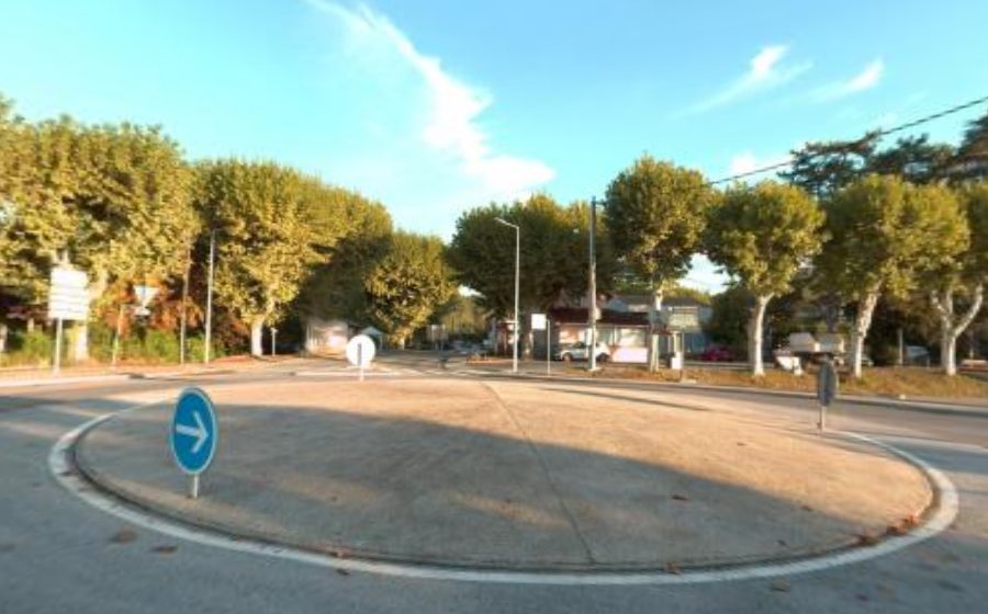 Vue du Rond-Point de l'Europe