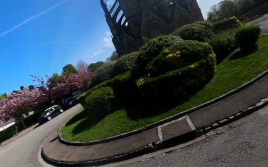 Vue du Rue de la Basilique