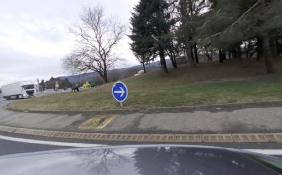 Vue du Rond-Point de l'Europe