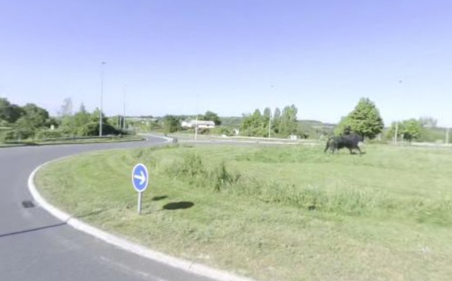 Vue du Rond-Point de la Croix