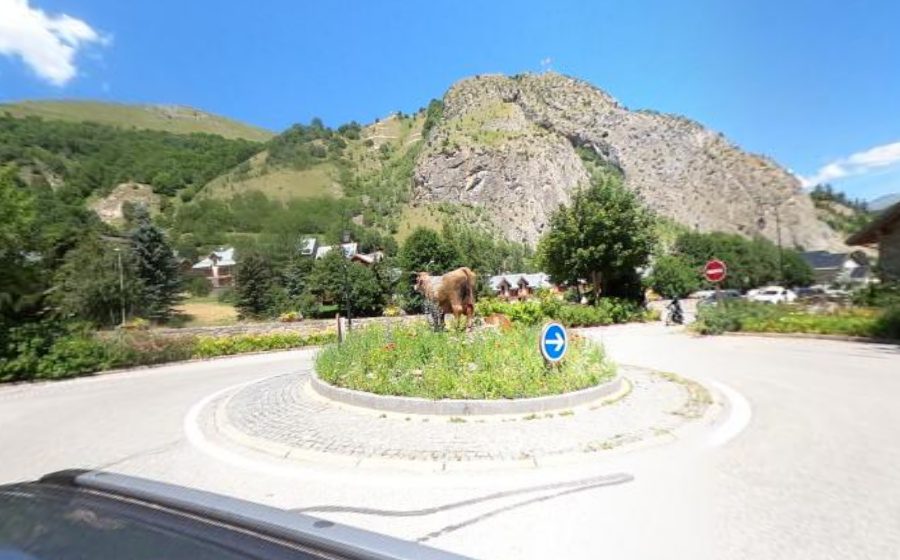 Vue du Rond-Point de la Vache