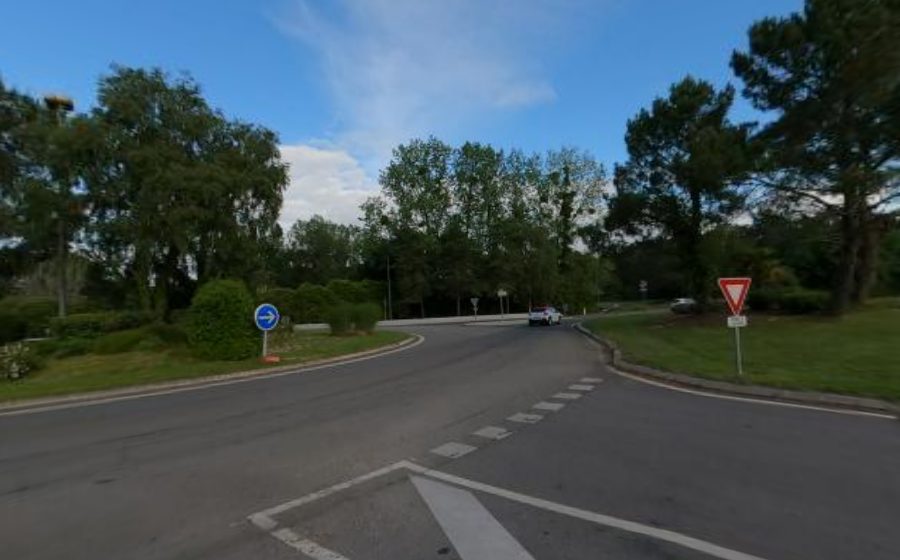 Vue du Rond-Point du Moulin du Pont