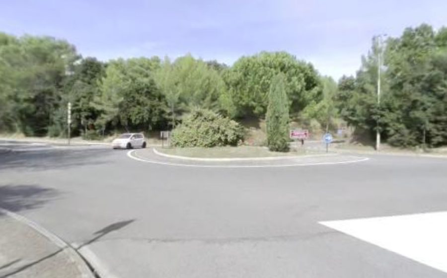 Vue du Carrefour Évariste Galois