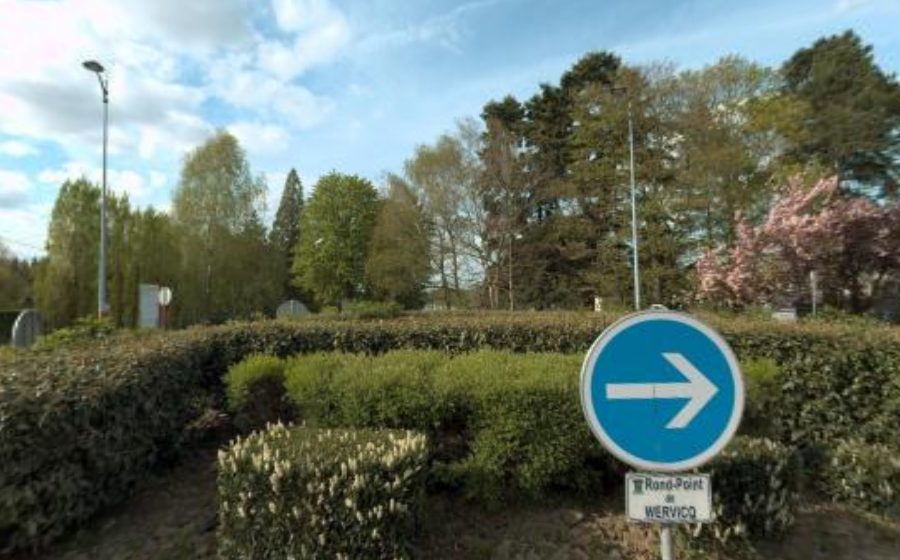 Vue du Rond-Point de Wervicq