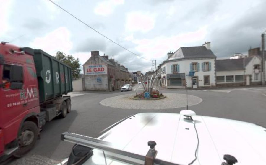 Vue du Rond-Point du Cimetière