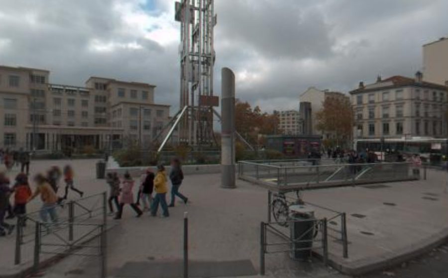 Vue du Place d'Arsonval