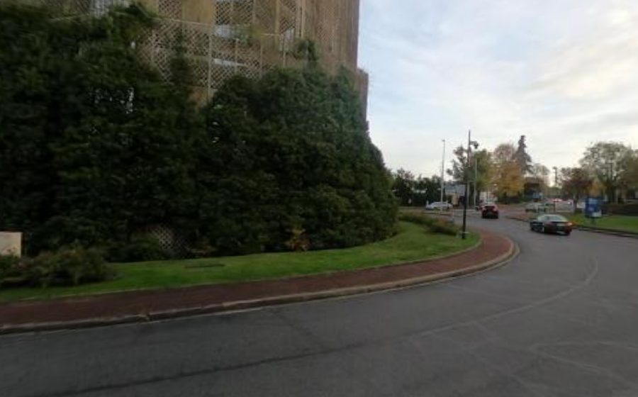 Vue du Rond-Point des Quatre Pavés