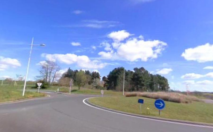 Vue du Rond-Point du Cheval Blanc