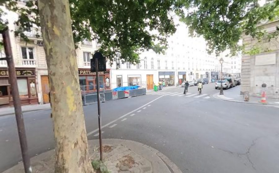 Vue de la Place Olympe de Gouges