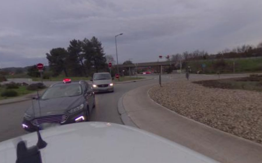 Vue du Route Départementale 96