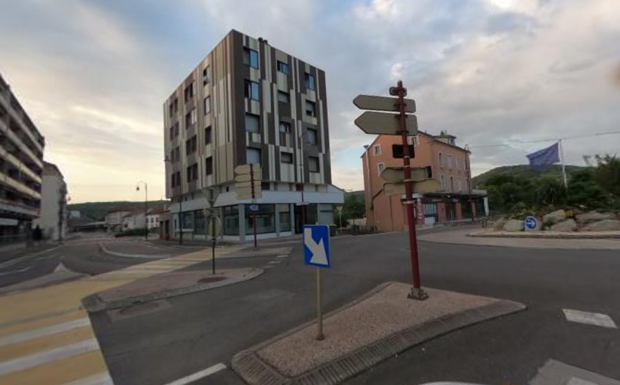 Vue du Rond-Point de l'Europe