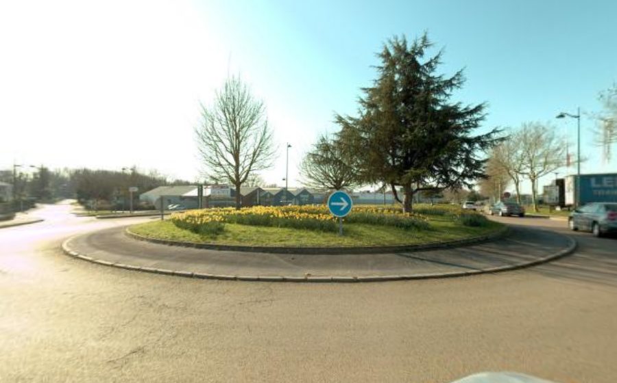 Vue du Rond-point anonyme n°592082320
