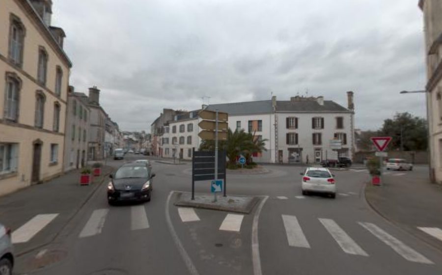 Vue du Rond-Point de l'Octroi