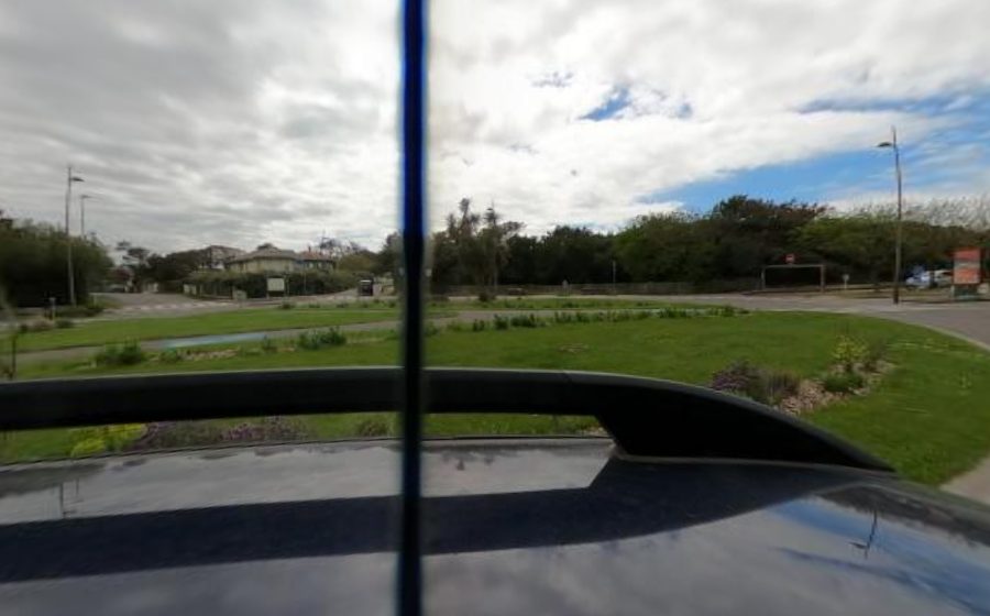 Vue du Rond-Point de l'Europe