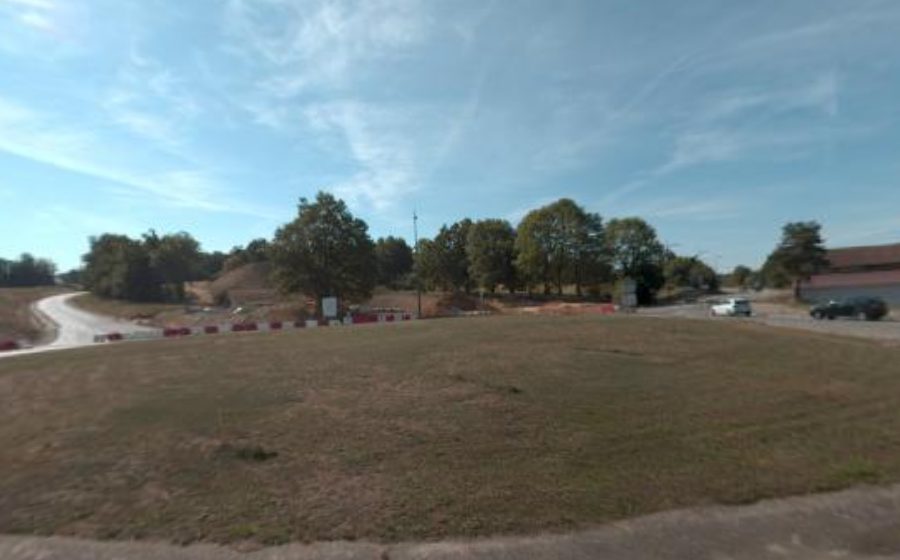 Vue du Rond-Point de La Pouge