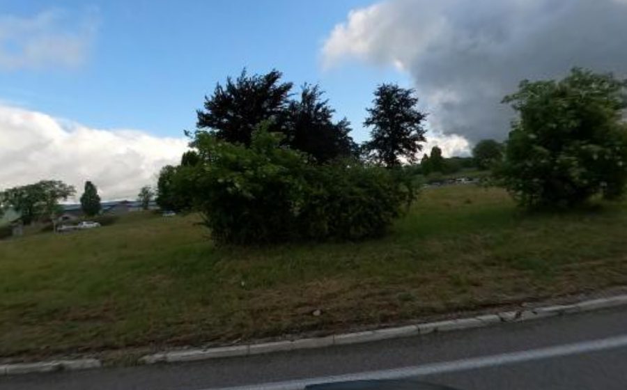 Vue du Rond-Point de la Croix de Pierre