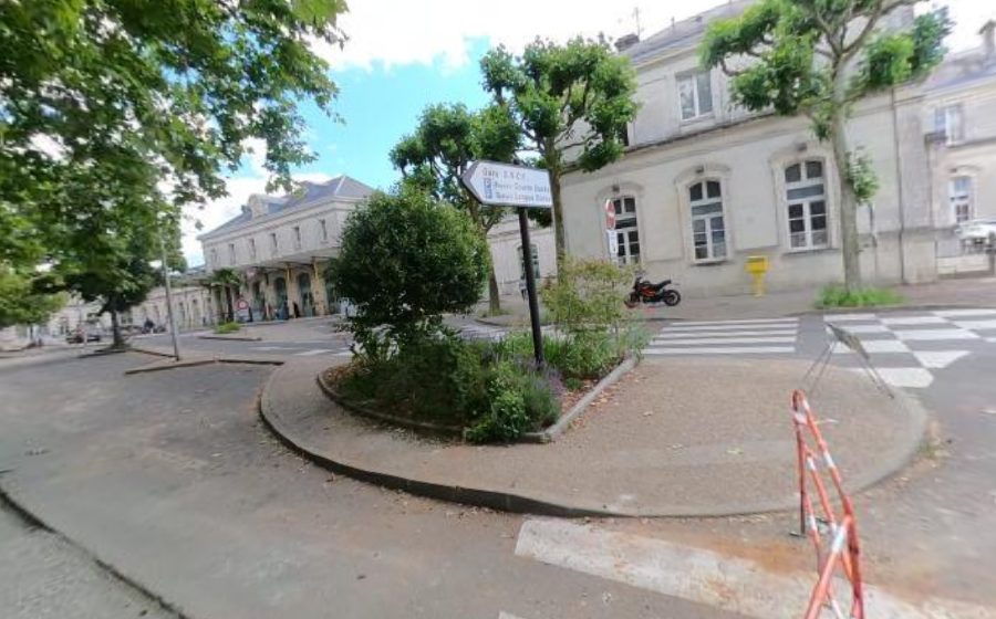 Vue du Rond-Point de la Gare