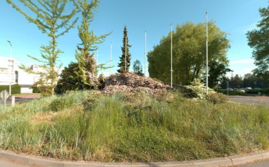 Vue du Rond-Point du Pont de Bois