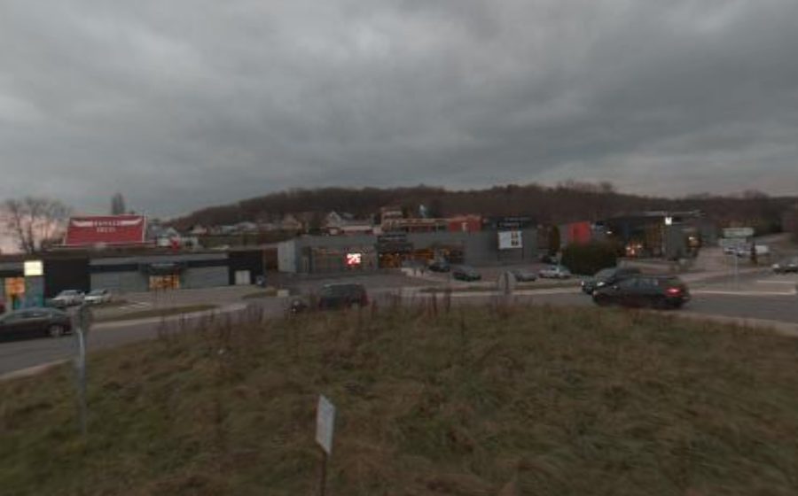 Vue du Giratoire Est Espace Valentin Nord