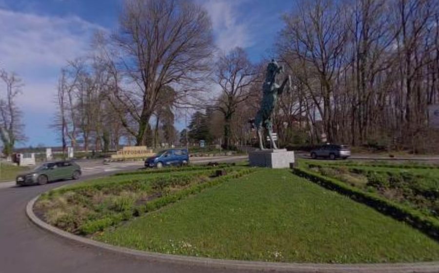 Vue du Rond-Point de l'hippodrome