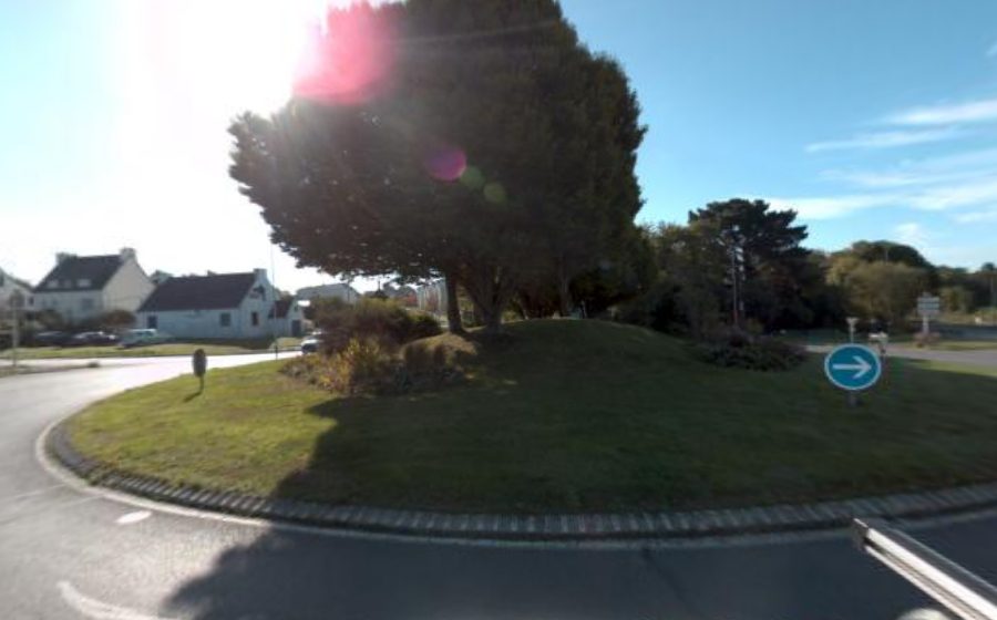 Vue du Rond-Point de la Vierge Noire