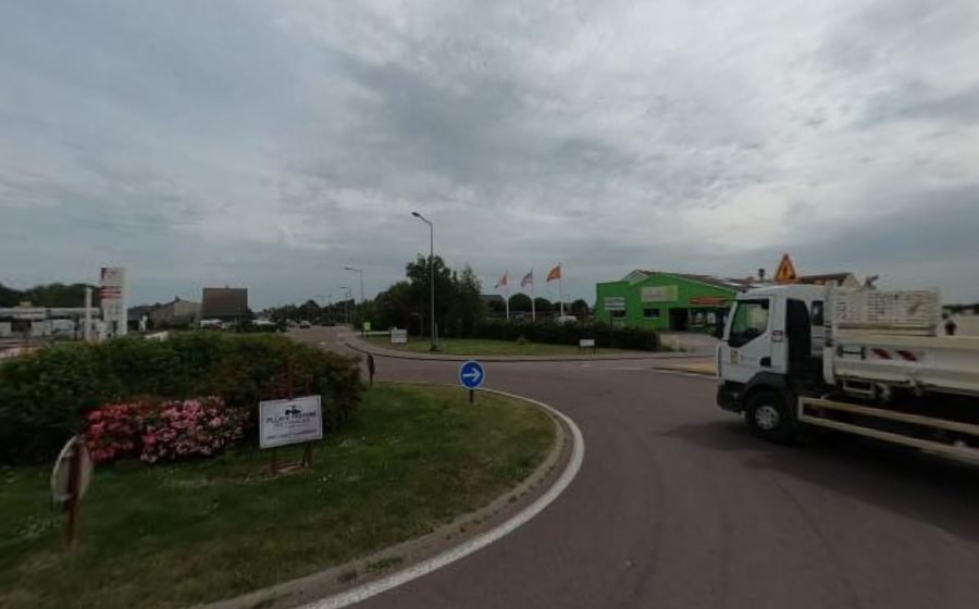 Vue du Rond-Point du 21 Juin 1944