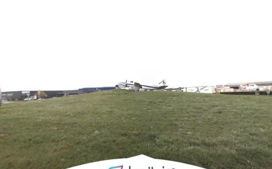 Vue du Rond-Point de l'Avion