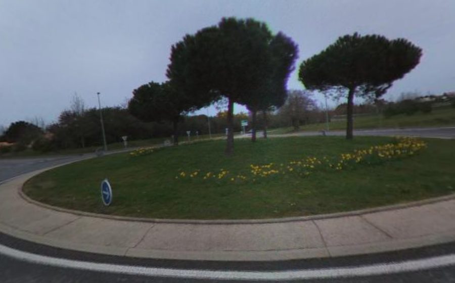 Vue du Rond-Point de la Motte Féodale
