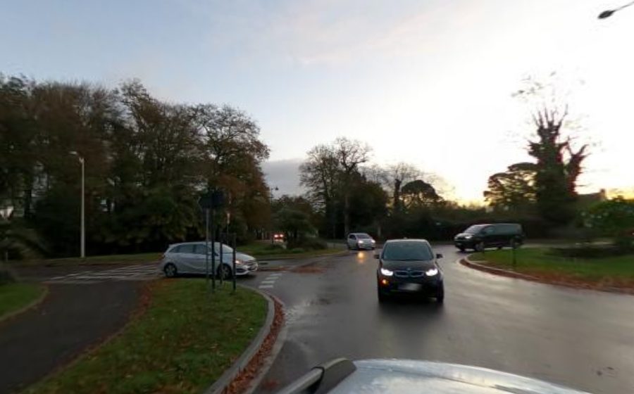 Vue du Rond-Point de Bréhoulou