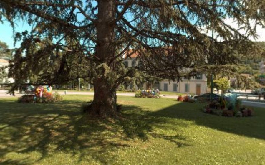Vue du Rond-Point du Cèdre