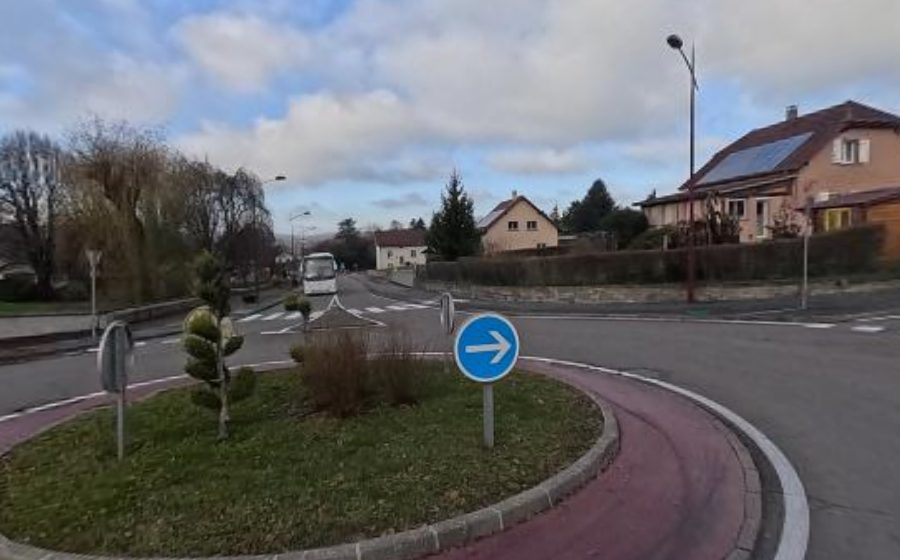 Vue du Rue du Lieutnant Henri Boulier