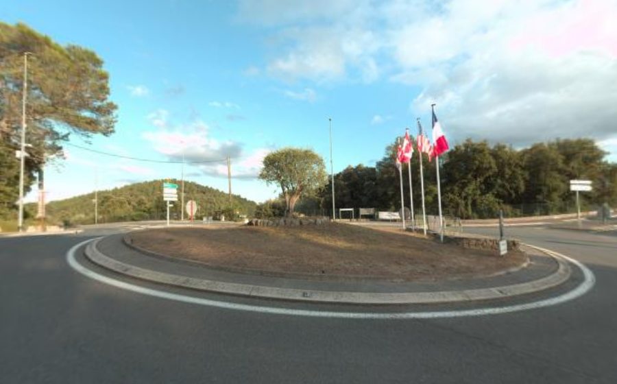 Vue du Rond-Point des Forces Alliées