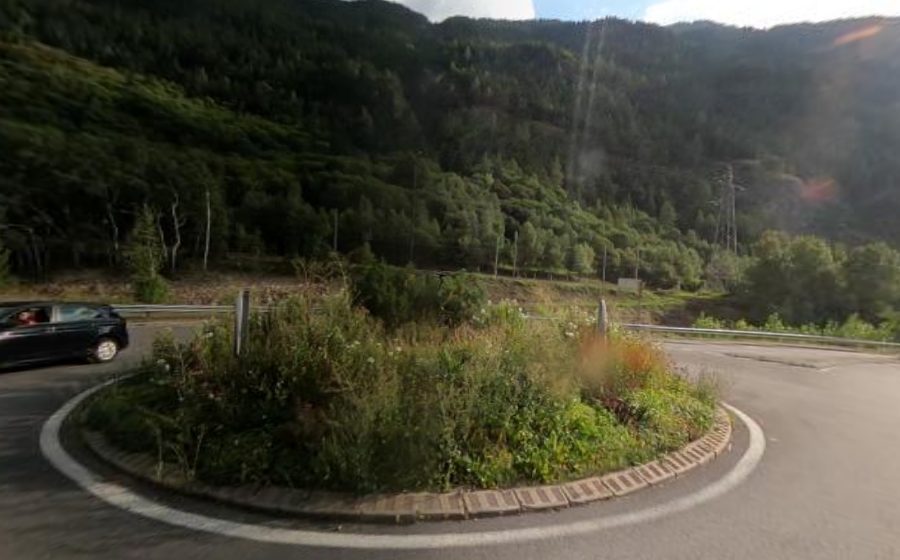 Vue du Rond-point d'Orelle