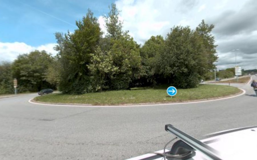 Vue du Rond-Point Giratoire de la Boissière